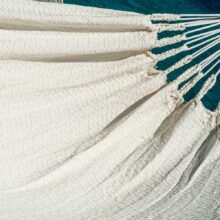 Cream Colombian hammock handmade in San Jacinto texture