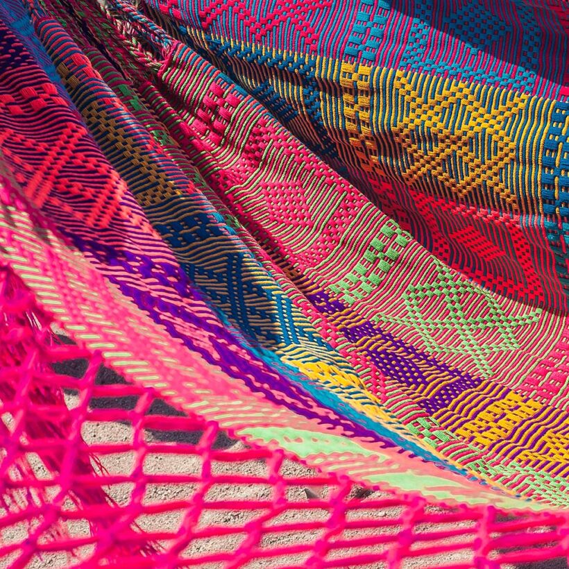 Colombian hammock handmade in San Jacinto, Colombia, fabric