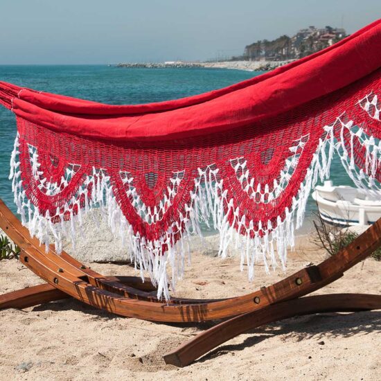 Red San Jacinto Handmade Hammock