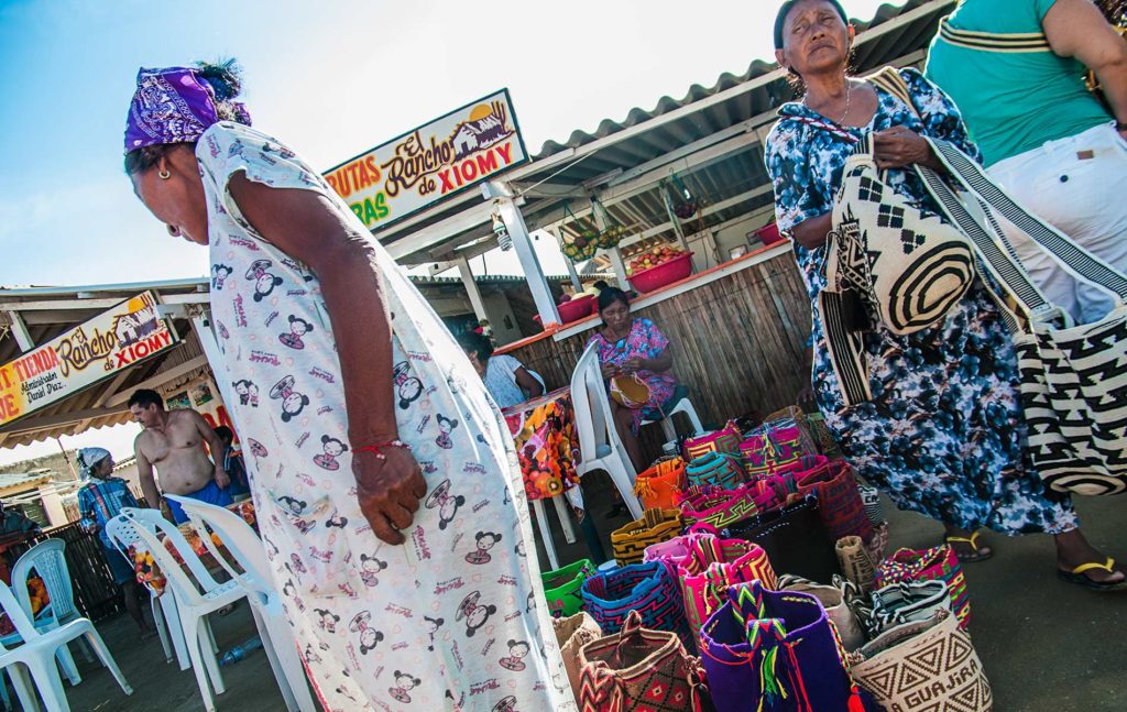 Wayuu weavers in Cabo de la Vela