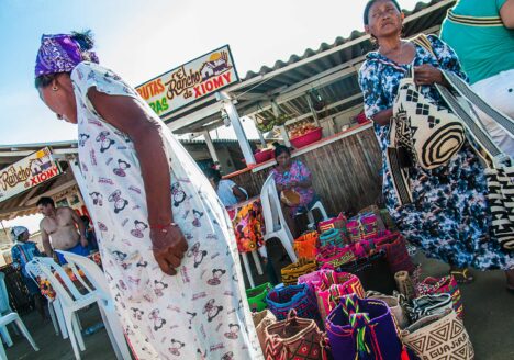 Wayuu weavers in Cabo de la Vela