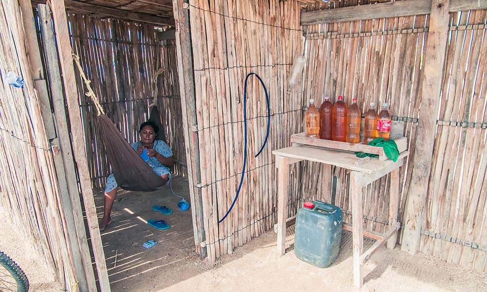 Cabo de la Vela gasoline seller